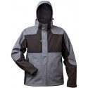 Veste Softshell Tau Taille XL, gris/noir