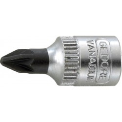 Embout de vissage 1/4" PZ1x mm GEDORE 1 PCS