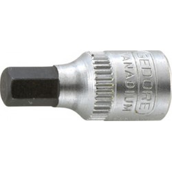 Embout de vissage 1/4" six pans femelle 6x28mm GEDORE 1 PCS