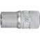 Douille 1/4'', métrique, Cote s/plats : 7 mm, Long. 25 mm
