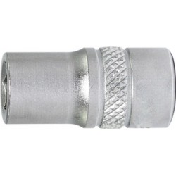Douille 1/4'', métrique, Cote s/plats : 10 mm, Long. 25 mm