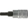 Embout de vissage 1/4'' pour vis à 6 pans femelle, Cote s/plats : 3 mm, Long. 30 mm