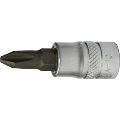 Embout de vissage 1/4'' pour vis cruciforme PH, Dimensions : PH 1, Long. 30 mm