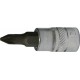 Embout de vissage 1/4'' pour vis cruciforme PZ, Dimensions : PZ 2, Long. 30 mm