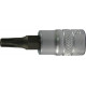Embout pour tournevis 1/4'' pour vis femelle TORX®, Dimensions : T 27, Long. 36 mm, Pour vis M4,5-M6