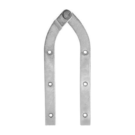 Bande ferrure 20x4x220mm chromé brillant