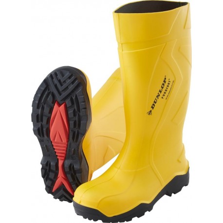 Botte de sécurité Dunlop Purofort+,S5 , Taille 36, jaune