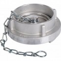 Bouchon raccord Al avec chaine, 25-D, DIN14310