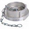 Bouchon raccord Al avec chaine, 25-D, DIN14310