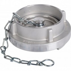 Bouchon raccord Al avec chaine, 75-B, DiRi blanc