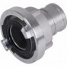 Raccord d'aspiration Storz, aluminium Al 75-B, 75mm joint étanchéité blanc