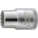 Douille 12 pans 3/8'', Cote s/plats : 13 mm, Long. 28 mm