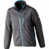Veste,Softshell, Taille L,d-gris-turquoise,FORTIS