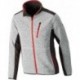 Veste,Softshell, Taille XL,gris brillant-rouge,FORTIS