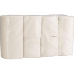 Papier toilette blanc, 8 roulleaux (Par 8)