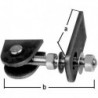 Penture de portail galvanisée à chaud 2337/KU/M16