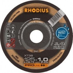 Disque de coupe XT38 125 x 1,0mm Rhodius