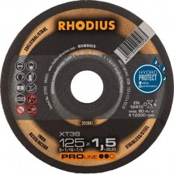 Disque de coupe XT38 125 x 1,5mm Rhodius