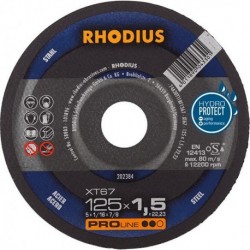 Disque de coupe XT67 125 x 1,5mm Rhodius(Par 50)