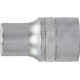 Douille 6 pans 3/8'', Cote s/plats : 10 mm, Long. 28 mm