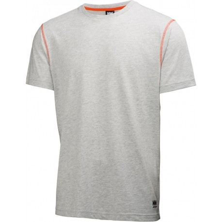 T-Shirt Oxford, Taille S, gris-melliert