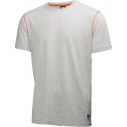 T-Shirt Oxford, Taille XL, gris-melliert