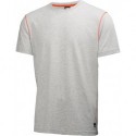 T-Shirt Oxford, Taille XL, gris-melliert