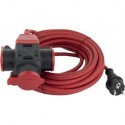 Rallonge 10m 3 Wege IP44
