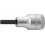 Embout de vissage 1/2'' pour vis femelle à 6 pans, Cote s/plats : 6 mm, Long. 60 mm