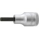 Embout de vissage 1/2'' pour vis femelle à 6 pans, Cote s/plats : 12 mm, Long. 140 mm
