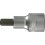 Embout de vissage 1/2'' pour vis femelle à 6 pans, Cote s/plats : 14 mm, Long. 60 mm