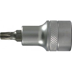 Embout de vissage 1/2'' pour vis femelle TORX®, Dimensions : T 60, Pour vis M14, Long. 55 mm