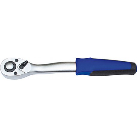 Cliquet réversible à levier 1/2'', en plastique avec trou de suspension, 36 dents, Long. : 255 mm