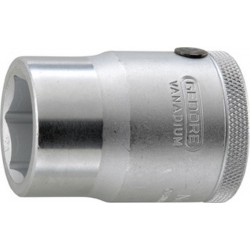 Douille 3/4'', 6 pans, Cote s/plats : 21* mm, Long. 51,5 mm