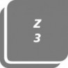 Fraise Z3 45G long 6,00mm AlTiN+ HB FORTIS