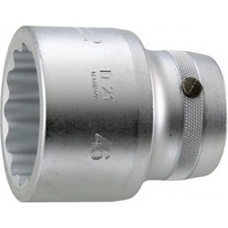 Douille 1'', Cote s/plats : 36* mm, Long. 70 mm