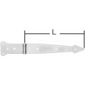Penture 35x2,5x200mm chromé brillant