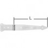 Penture 35x2,5x200mm chromé brillant