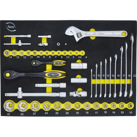 Module outils 132 pièces im Schaummodul TECO