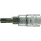 Embout pour tournevis 1/4'' pour vis TORX® femelle, poli, Taille : T 25, Long. 36 mm, Pour vis M4,5-M5