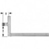 Penture D20 400x1000mm chromé brillant