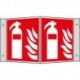 Panneau prot. Inc. alu Extincteur 150x150
