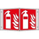 Panneau prot. Inc. alu Extincteur 150x150