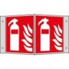 Panneau prot. Inc. alu Extincteur 150x150
