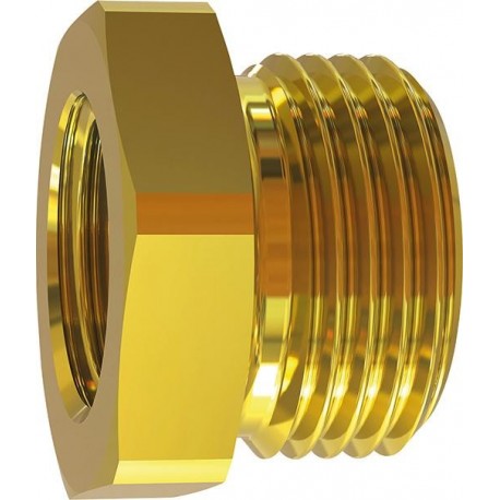 Raccord réducteur court laiton F3/4" sur F3/8" RIEGLER 1 PCS