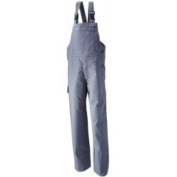 Salopette soudeur, T.48, 360 g/m2, gris
