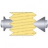 Touche de mesure pour filetage extérieur1,5-2,0mm 60° TESA