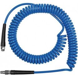 Tuyau air avec raccord 1/4 PU 10x65mm 10m
