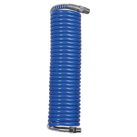 Tuyau air avec raccord .R1/4PA D 8x6mm 50m Rie.