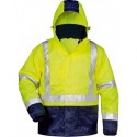 Veste haute visibilité Alf Taille L jaune/ marine